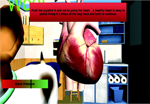 VB-F&V Heart Pumping Health Check An anatomical heart in a lab.